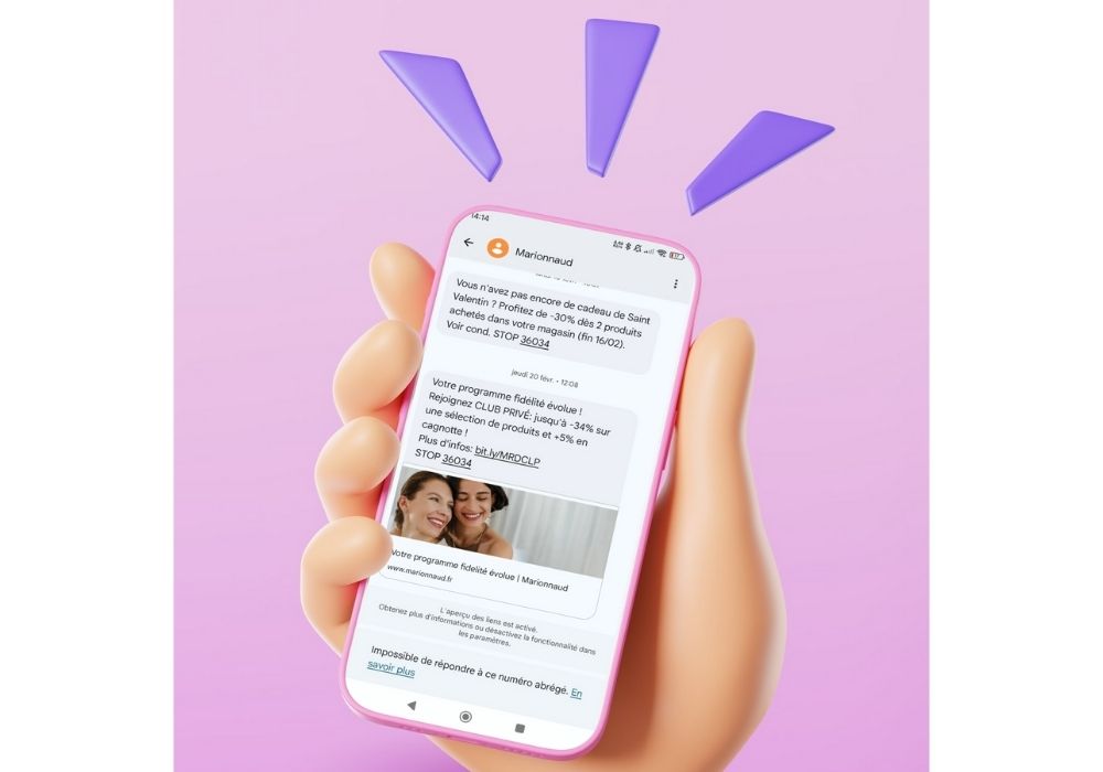 Exemple usage rich sms